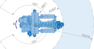 GP400R يستخدم Yaskawa Robot لاختيار ووضع 400 كجم حمولة 3518 مم ذراع روبوت